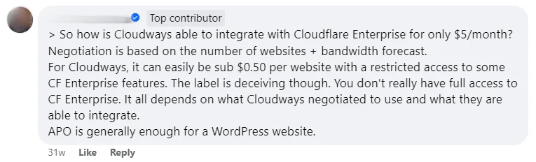 Cloudflare restrictions on Cloudways