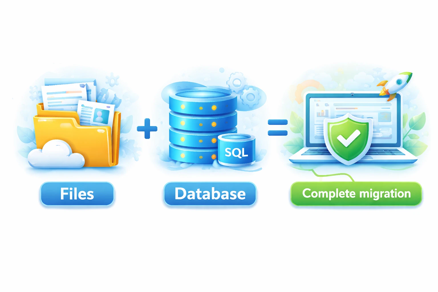 Website migration explained visually
