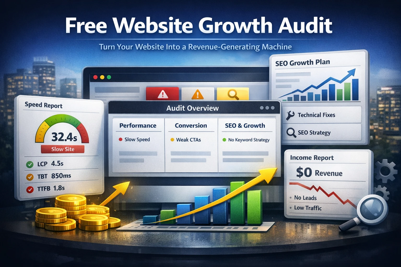 Website Growth Audit Dashboard