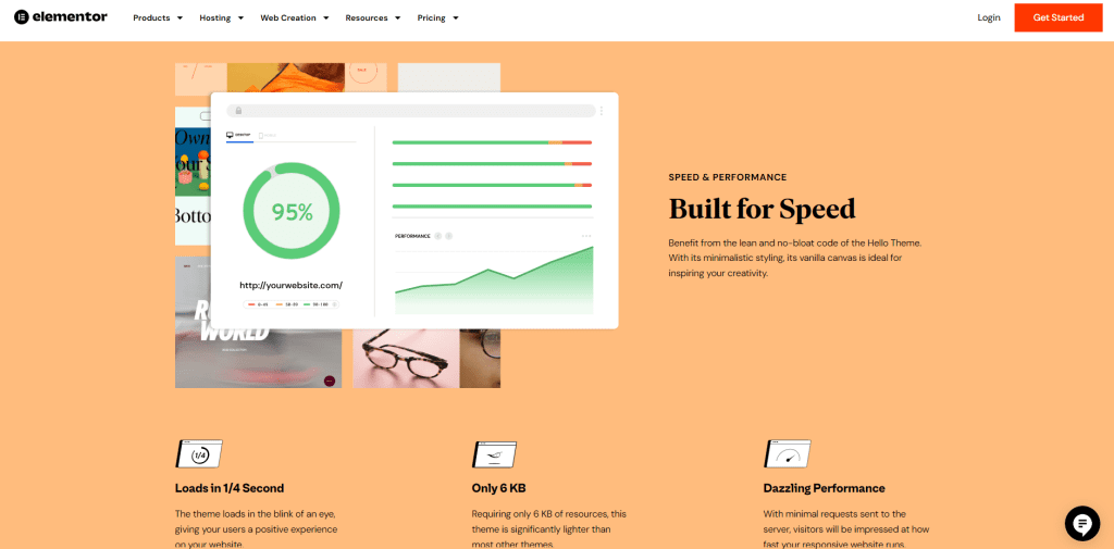Hello Elementor Theme Performance and Speed