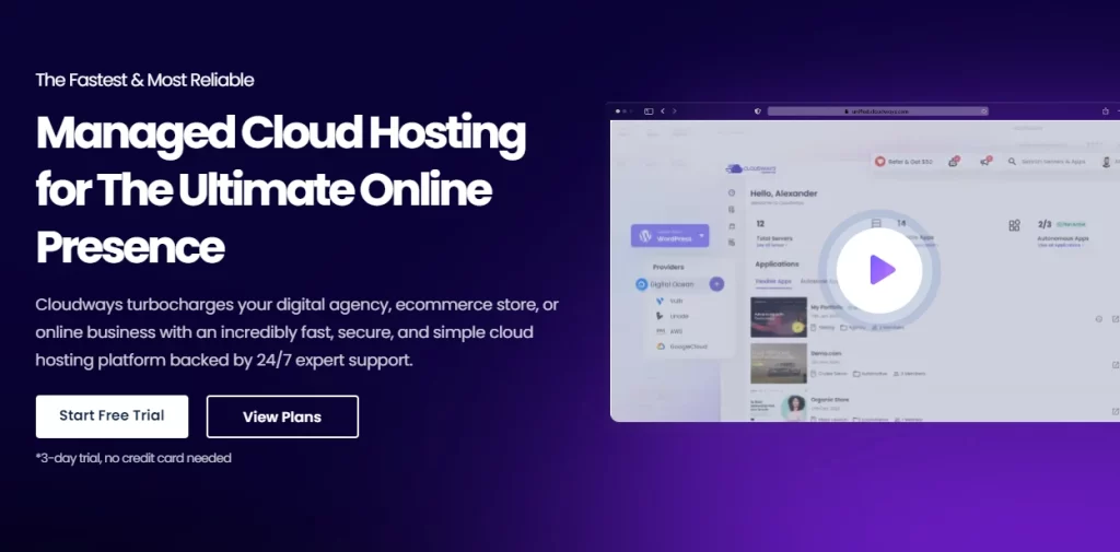 Cloudways WordPress hosting